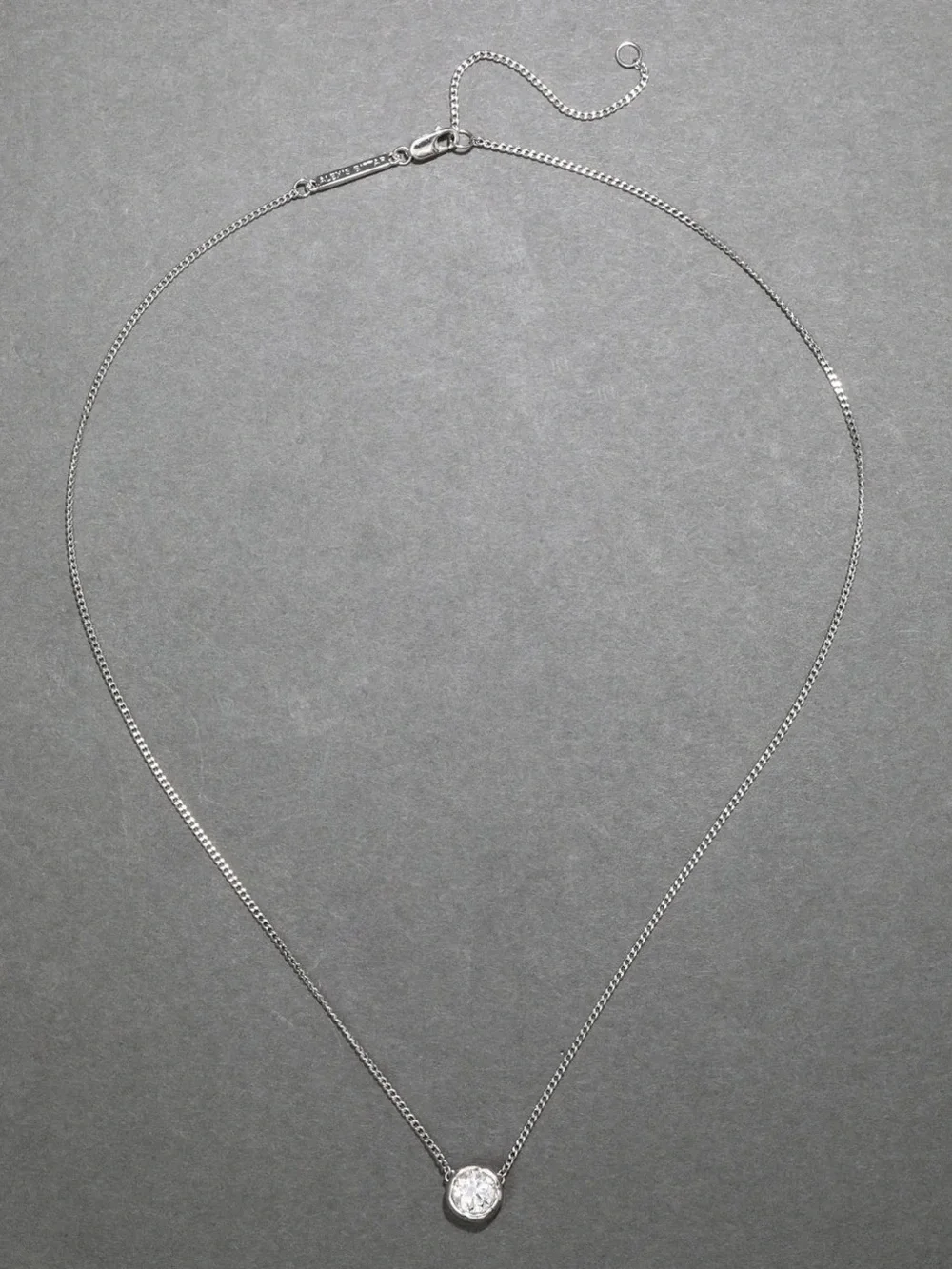 Alexis Bittar Asterales Silver Solitaire Necklace